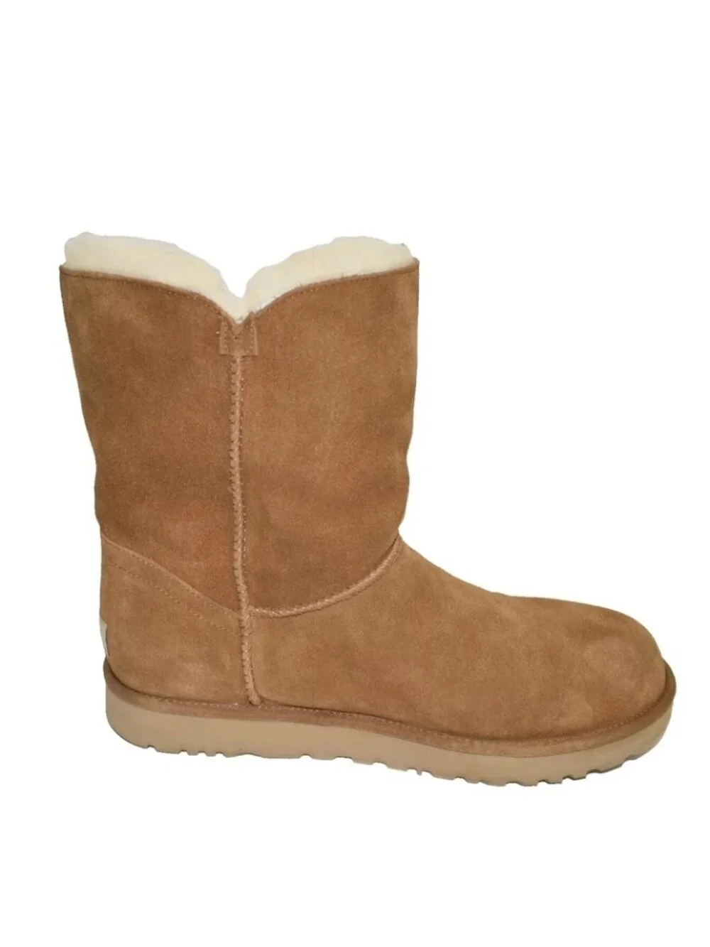 New Ugg Marciela II Genuine Shearling Chestnut Brown Suede Boot 11 1104375 DD23